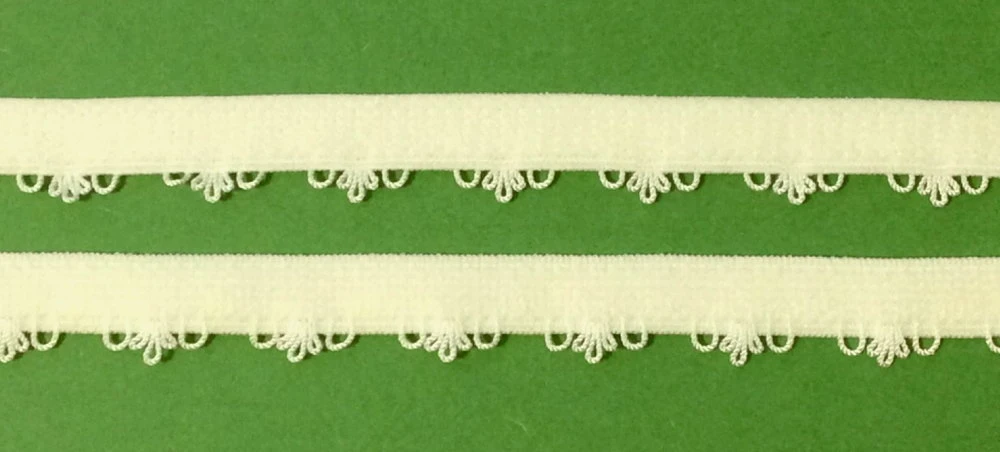 3 m Wäschespitze elastisch creme 12 mm