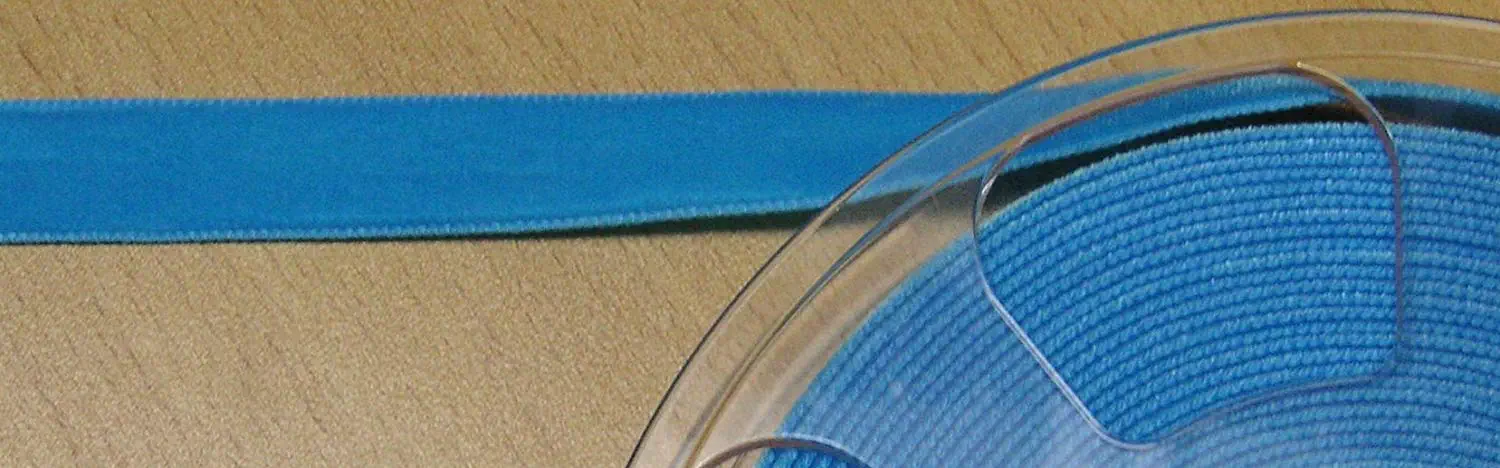 Samtband 016 mm türkis