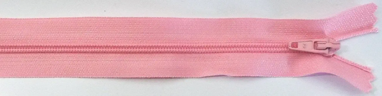 Reißverschluss rosa, 020 cm Kunststoff nicht teilbar