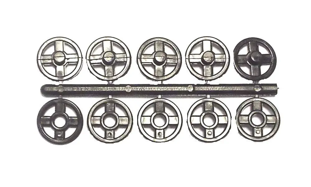 10 Annäh-Druckknöpfe Kunststoff 10 mm schwarz