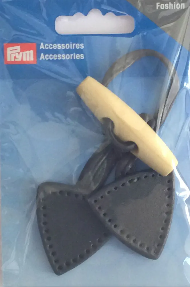Prym 417716 Knebelverschluß grau