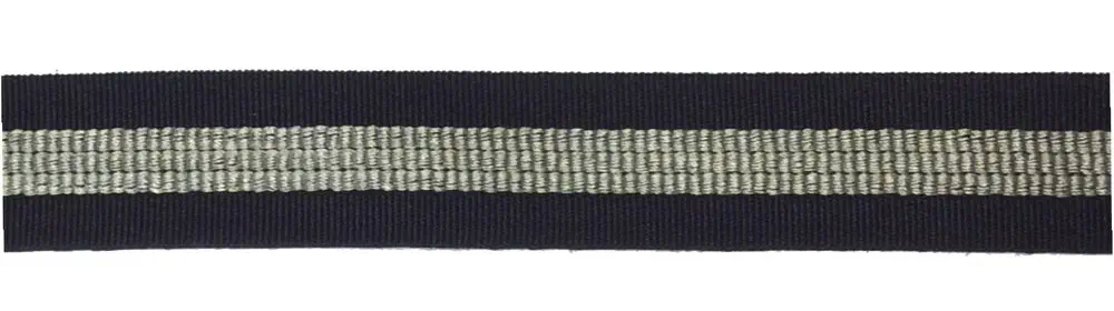 Band marine silber grau 25mm
