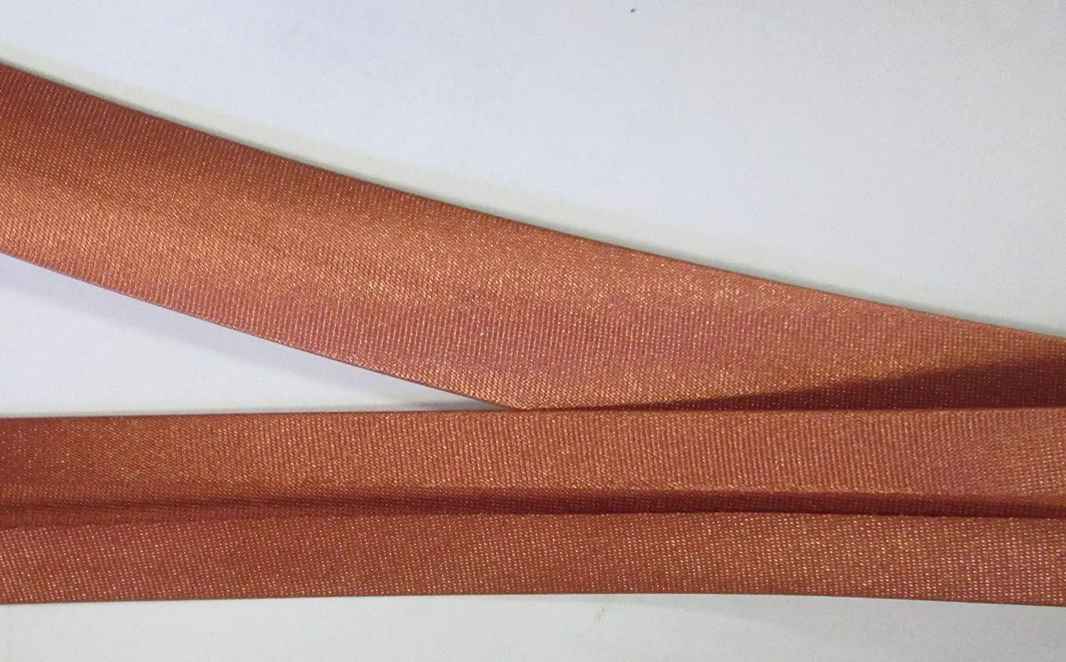 Satinschrägband rost / rot / braun 20 mm