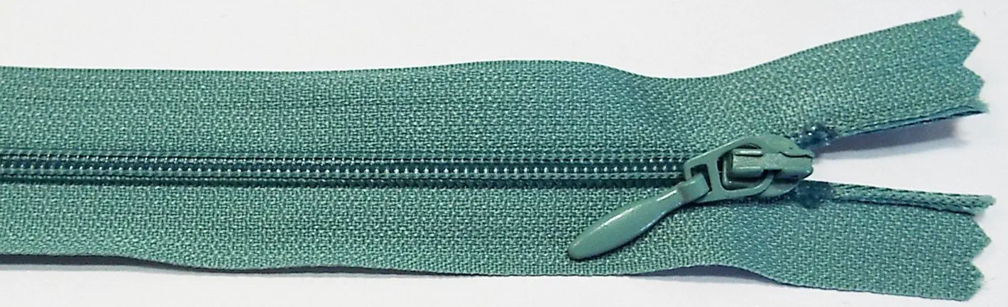 Reißverschluss grün bergsee, 060 cm Kunststoff nicht teilbar