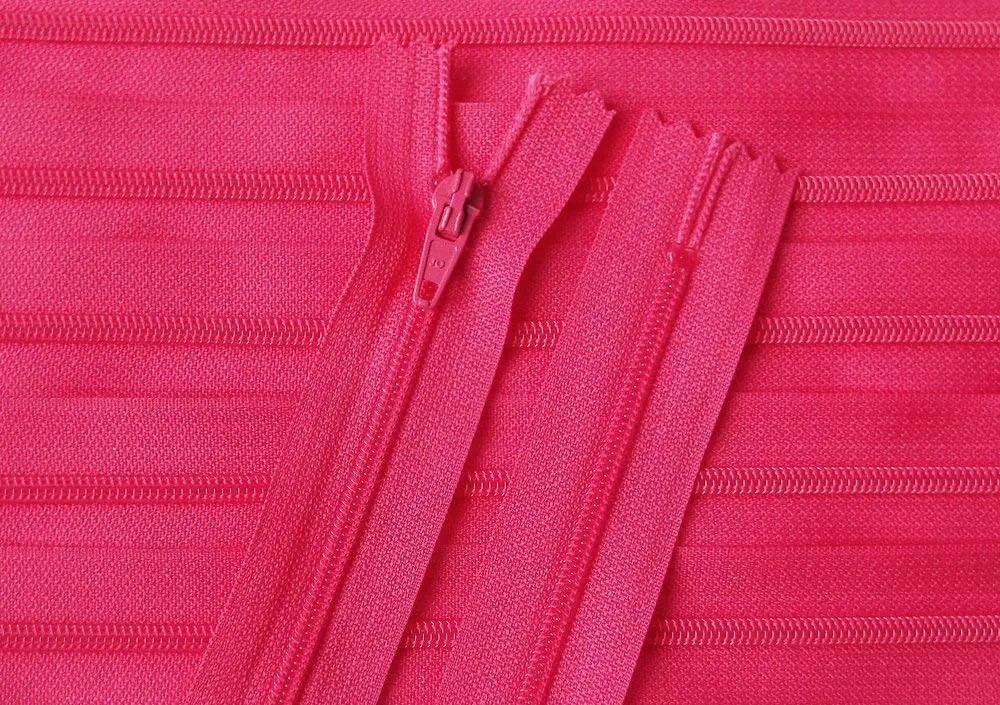 Reißverschluss pink, 025 cm Kunststoff nicht teilbar