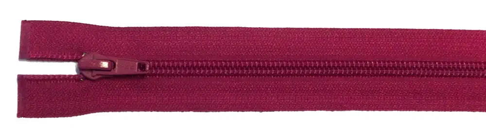 Reißverschluss pink, 100 cm Kunststoff teilbar Spirale
