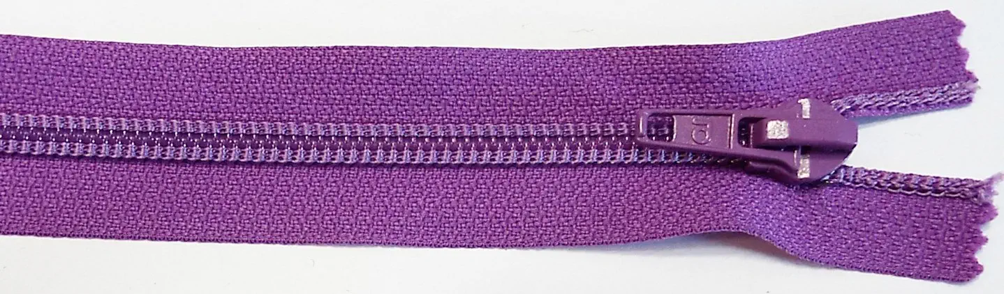 Reißverschluss violett, 055 cm Kunststoff teilbar Spirale R