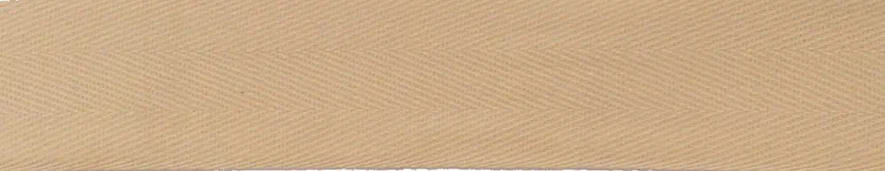 5 m Baumwollband 20 mm beige 100% Baumwolle
