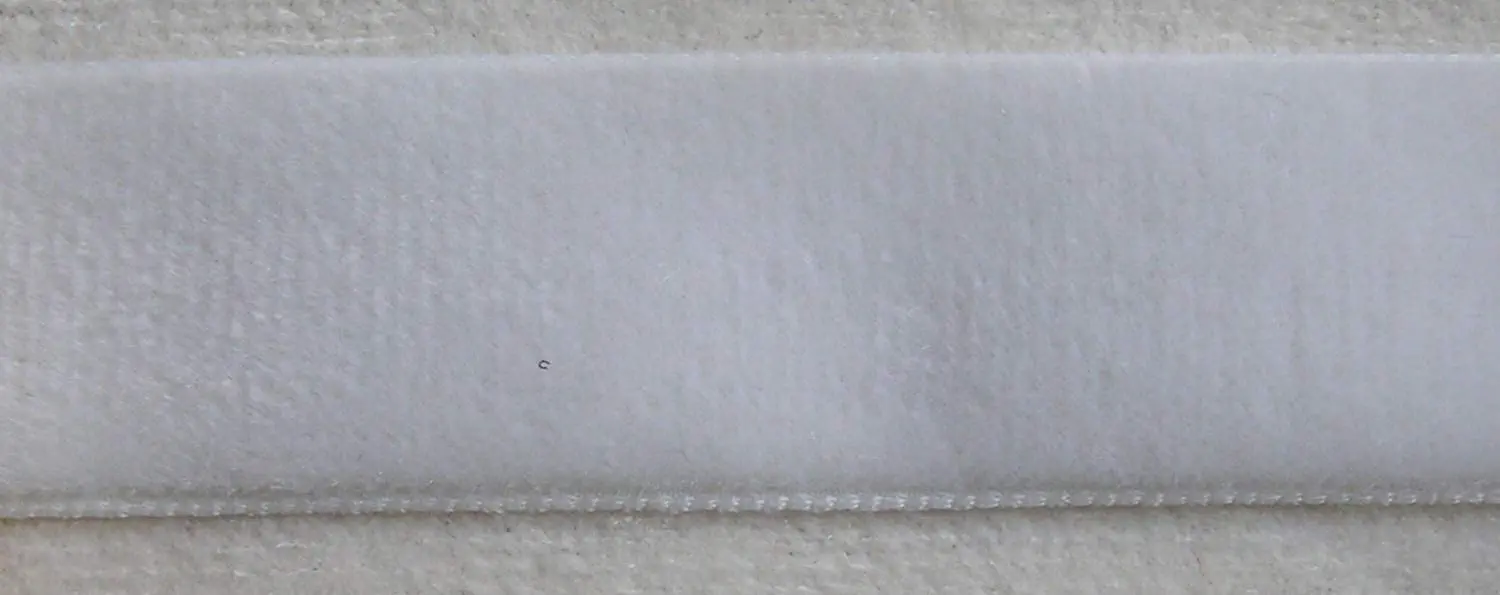 Samtband 036 mm weiß