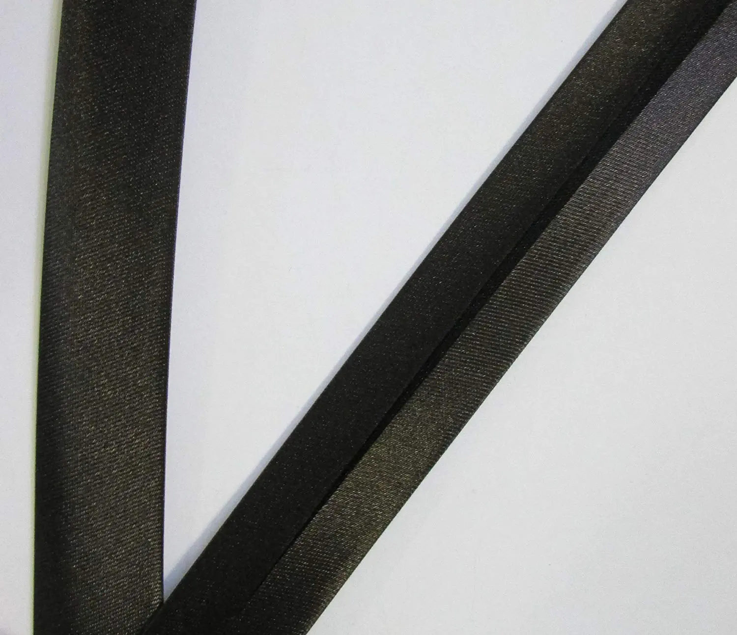 Satinschrägband tief dunkel braun 20 mm