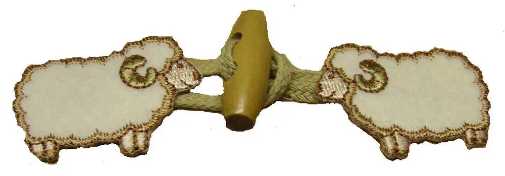 Knebelverschluß "Schäfchen"