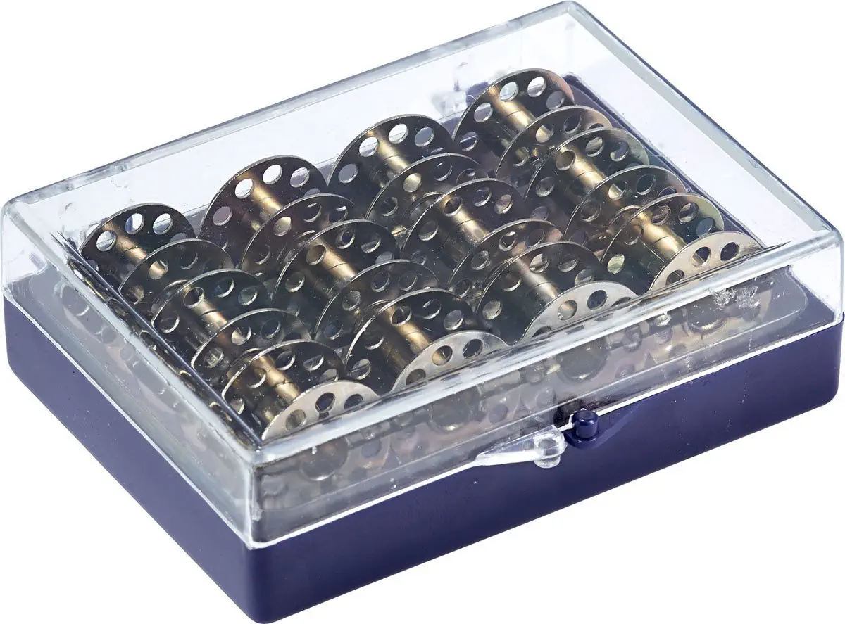 Prym 611985 Spulendose mit 12 CB Metallspulen