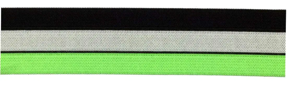 Gummiband 40 mm schwarz weiß neon