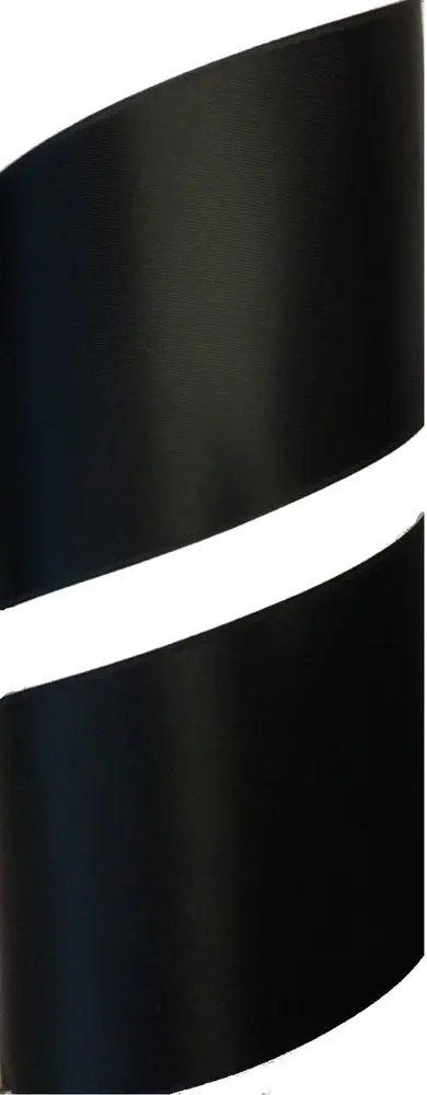 Satinband Double Face 100 mm schwarz