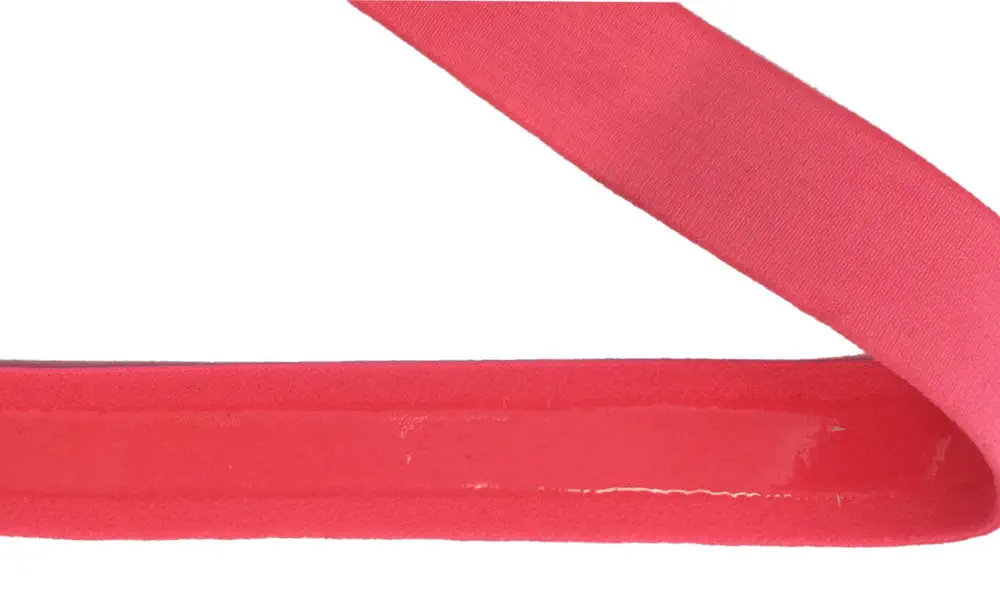 Gummiband mit Silikonbeschichtung 20 mm koralle