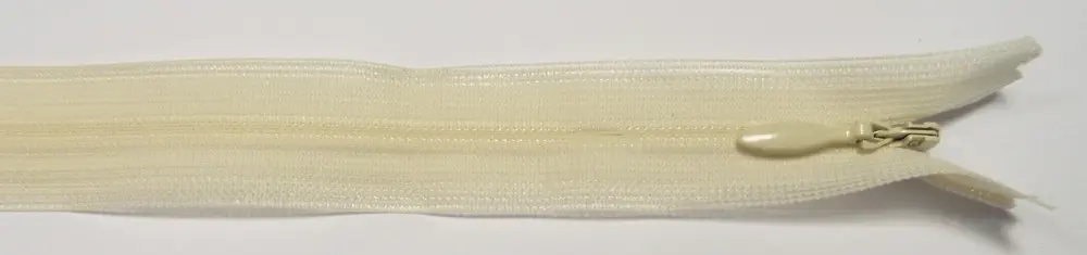 Reißverschluss beige hell, 058 cm Kunststoff nahtverdeckt