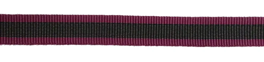 Ripsband grau pink 13 mm