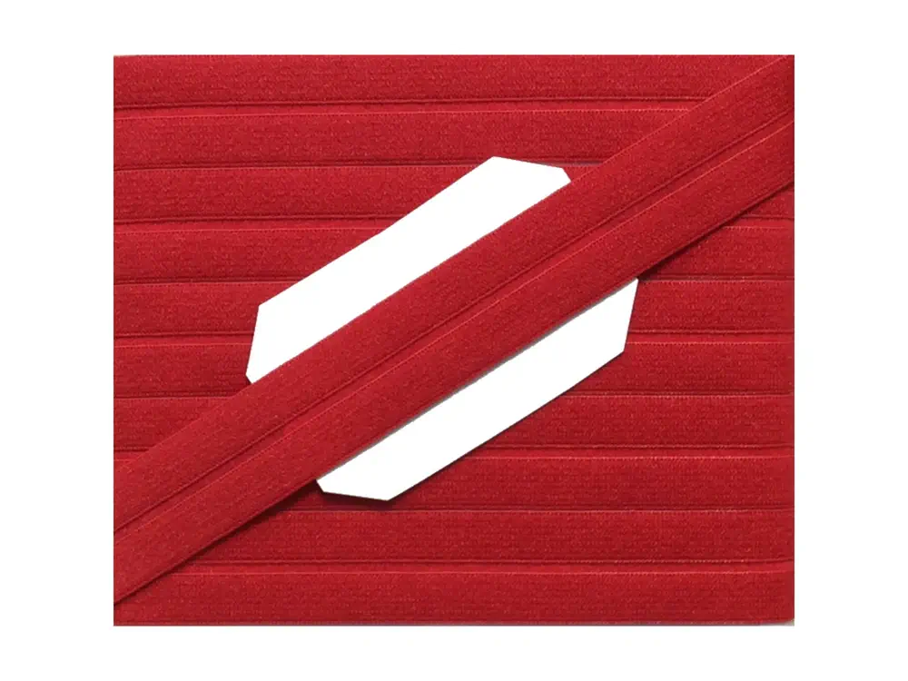 Einfaßband elastisch 14 mm rot
