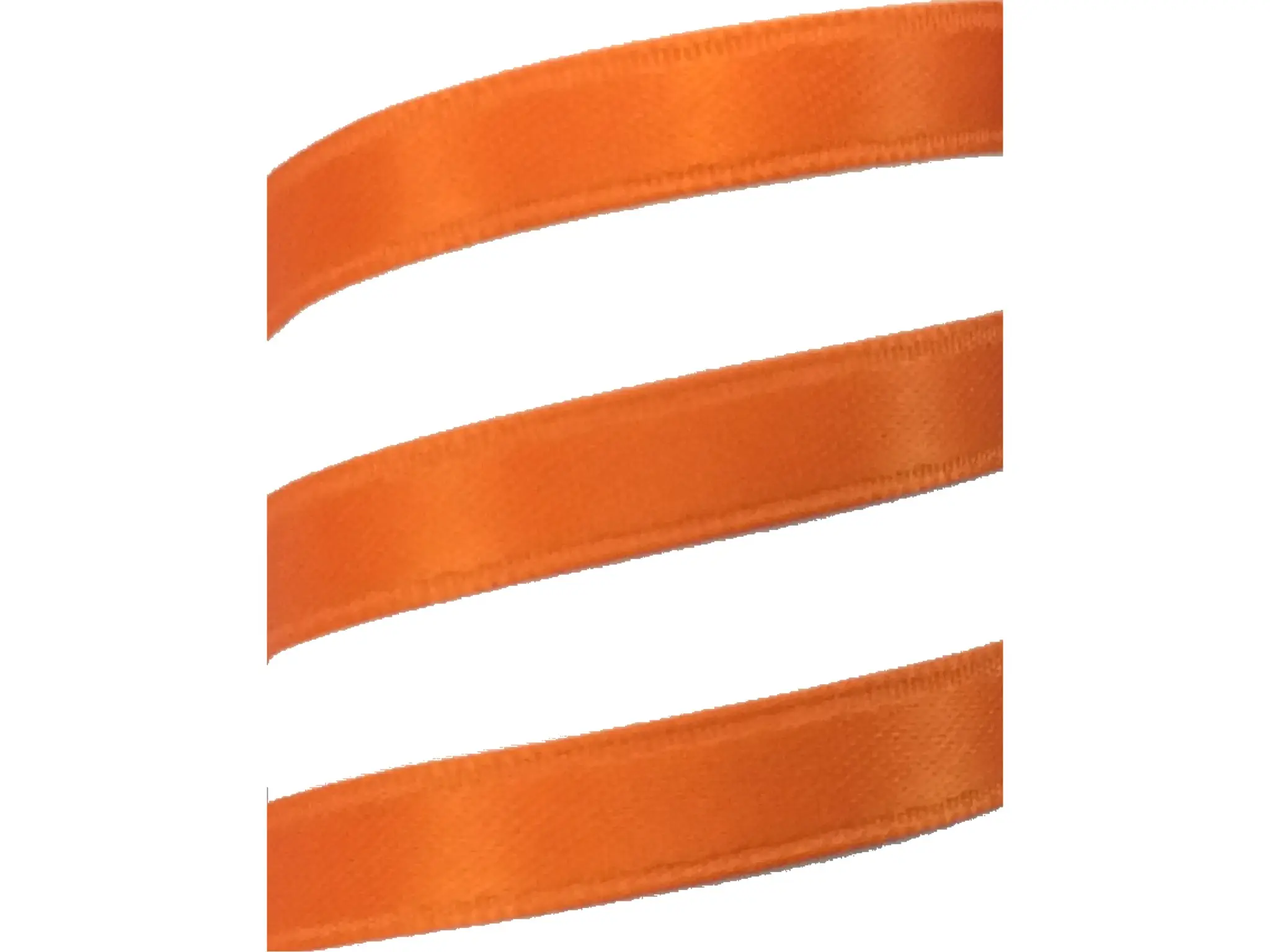 Satinband Double Face 016 mm orange