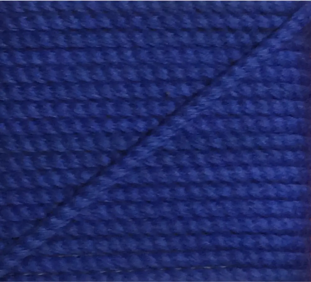5 m Baumwollkordel 5 mm blau