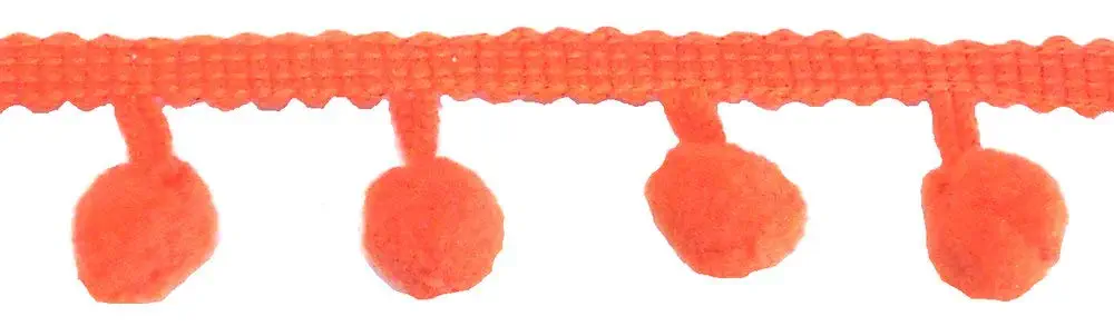 Pomponborte 18mm orange