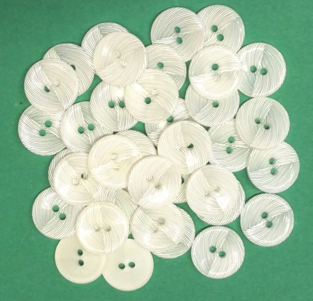 Knopf 17 mm weiß/creme