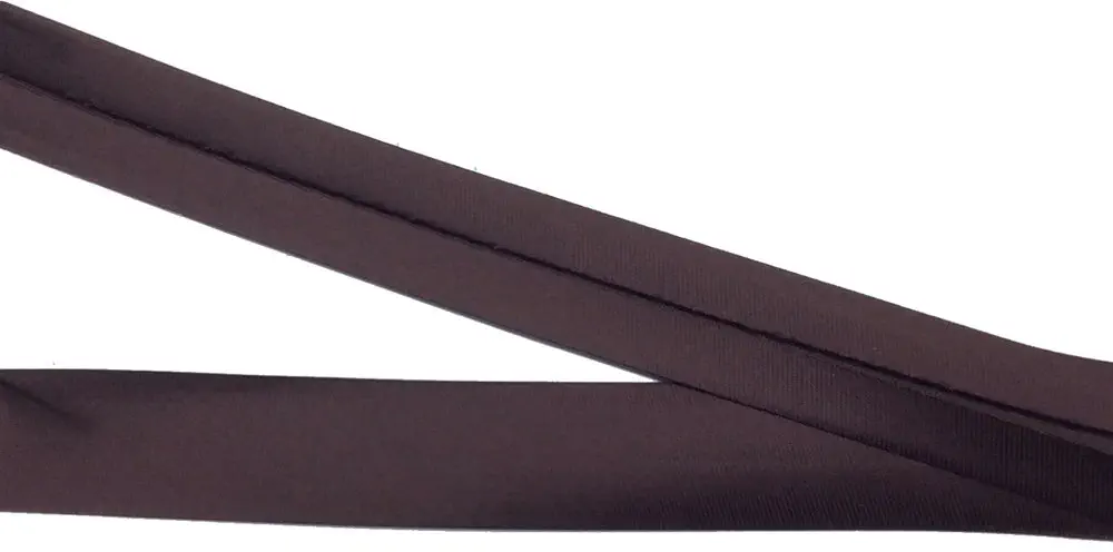Satinschrägband 20 mm aubergine Fa.393 vorgefalzt