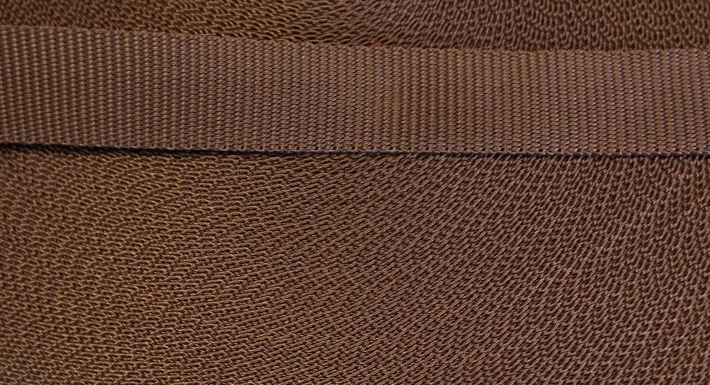 PP Gurtband 25 mm braun