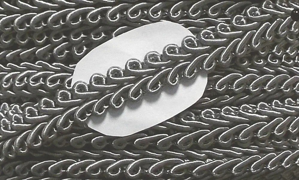 Posamentenborte 10 mm grau
