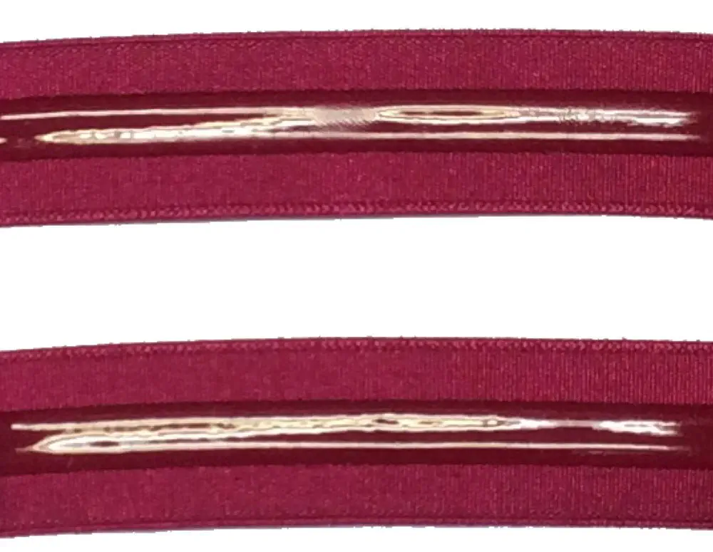 Gummiband 15 mm fuchsia mit Silikonbeschichtung