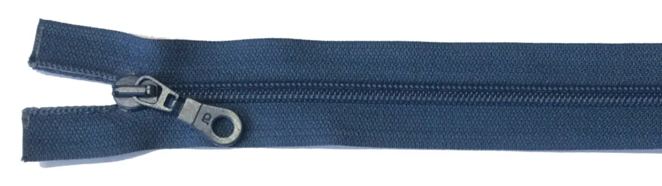 Reißverschluss blau jeans, 025 cm Kunststoff teilbar Spirale