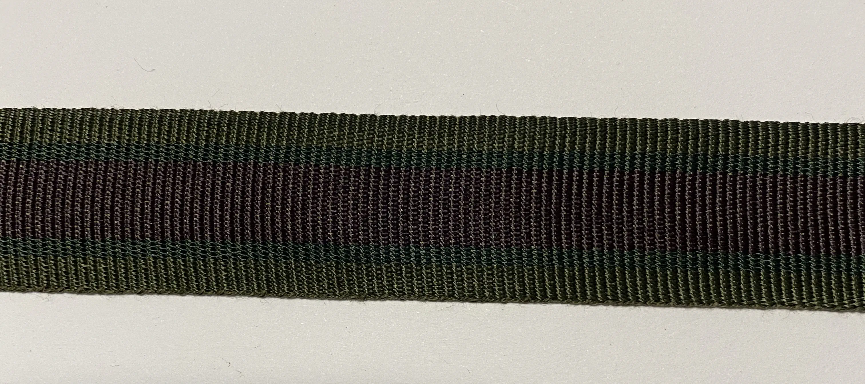 Ripsband aubergine oliv 24mm