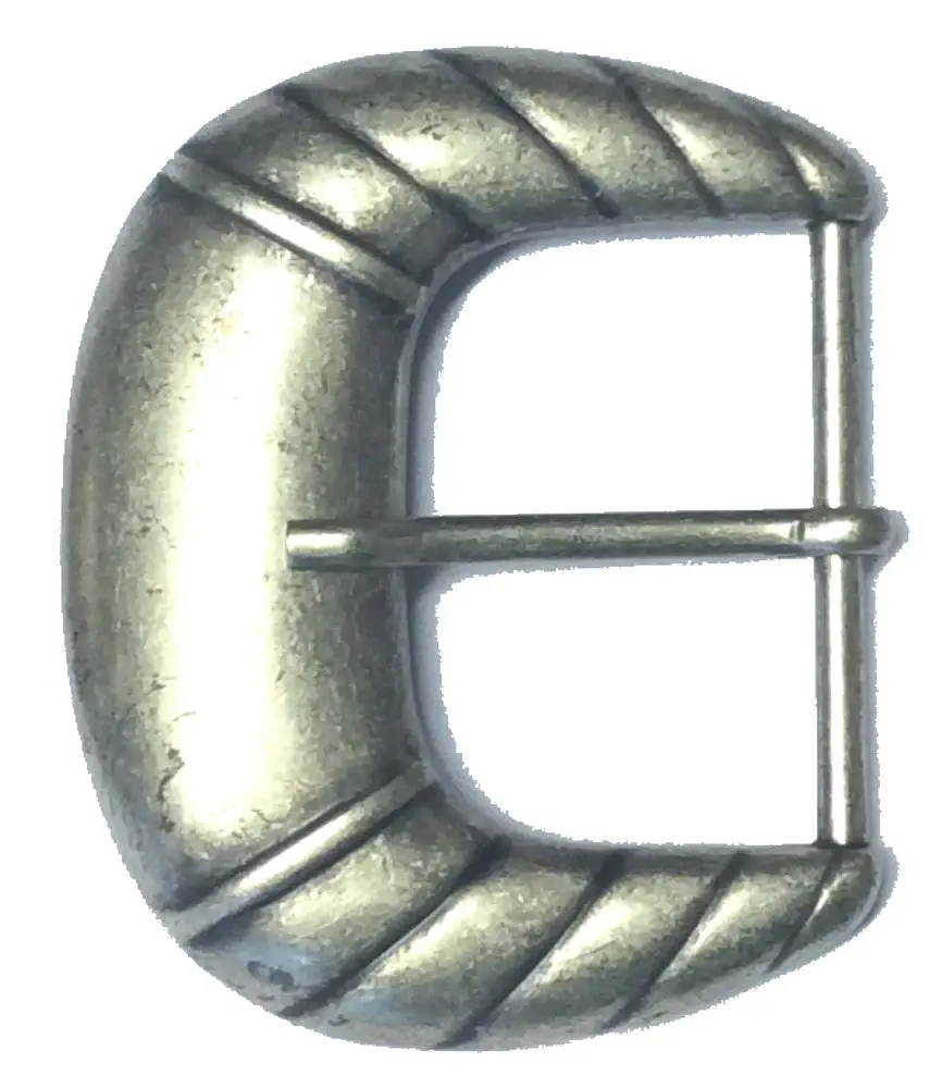 Gürtelschließe silber antik Steg 40 mm