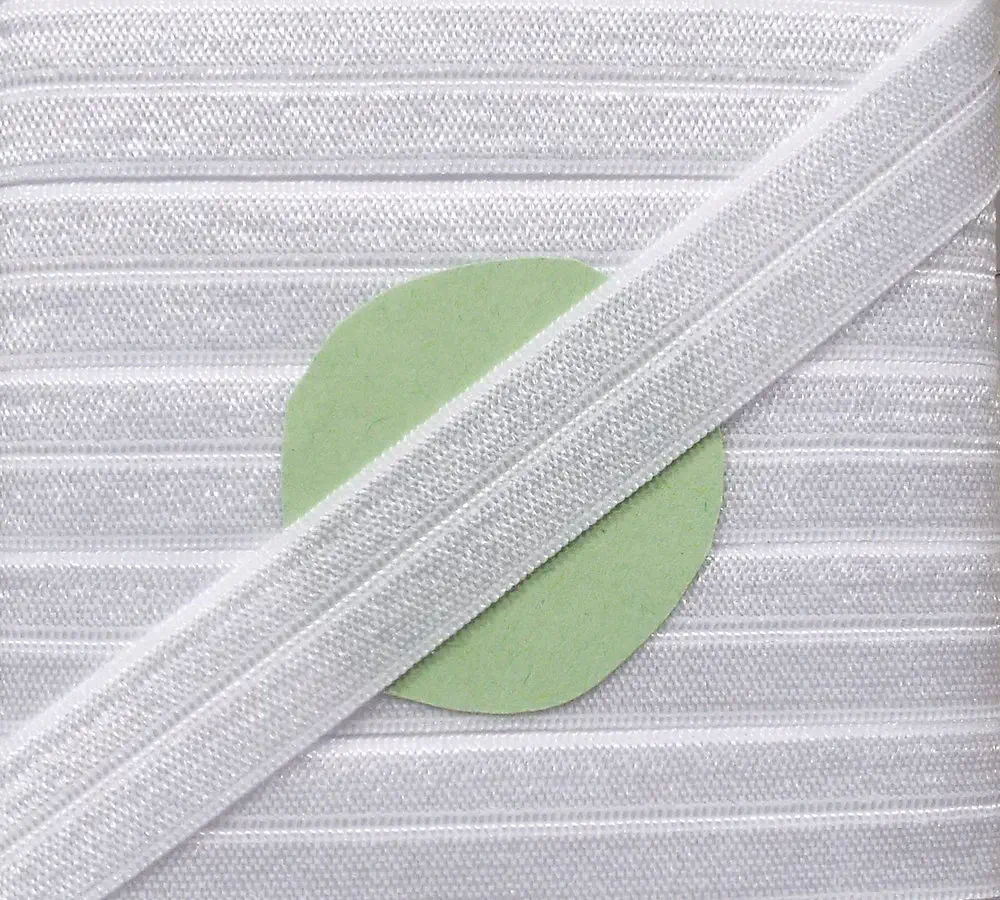 Einfaßband elastisch 14 mm weiß