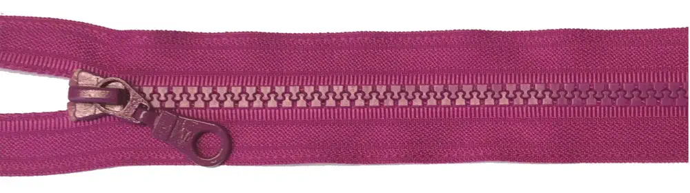 Reißverschluss pink cyclam, 080 cm Kunststoff teilbar Krampe