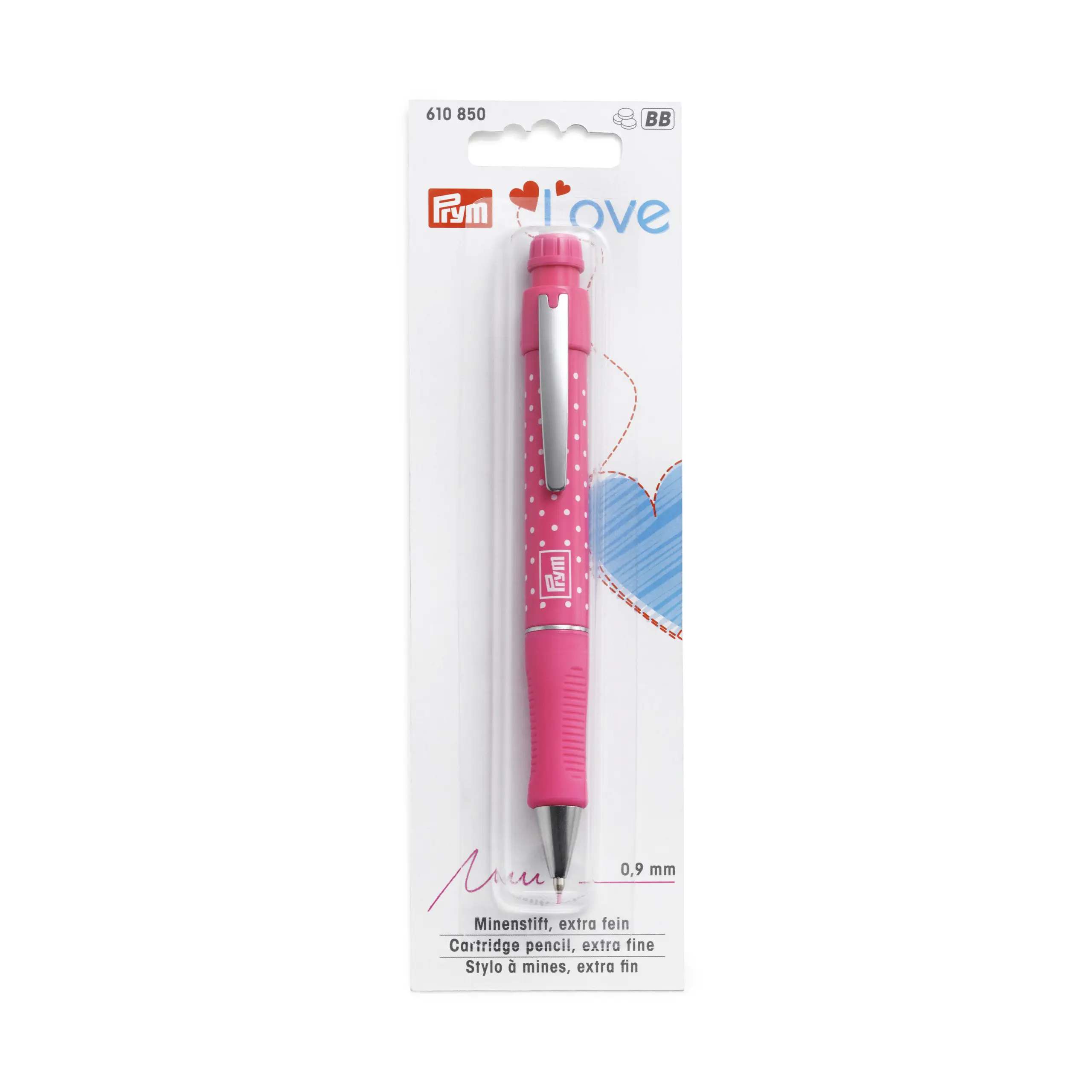 Prym 610850 Minenstift Prym Love mit 2 Minen pink