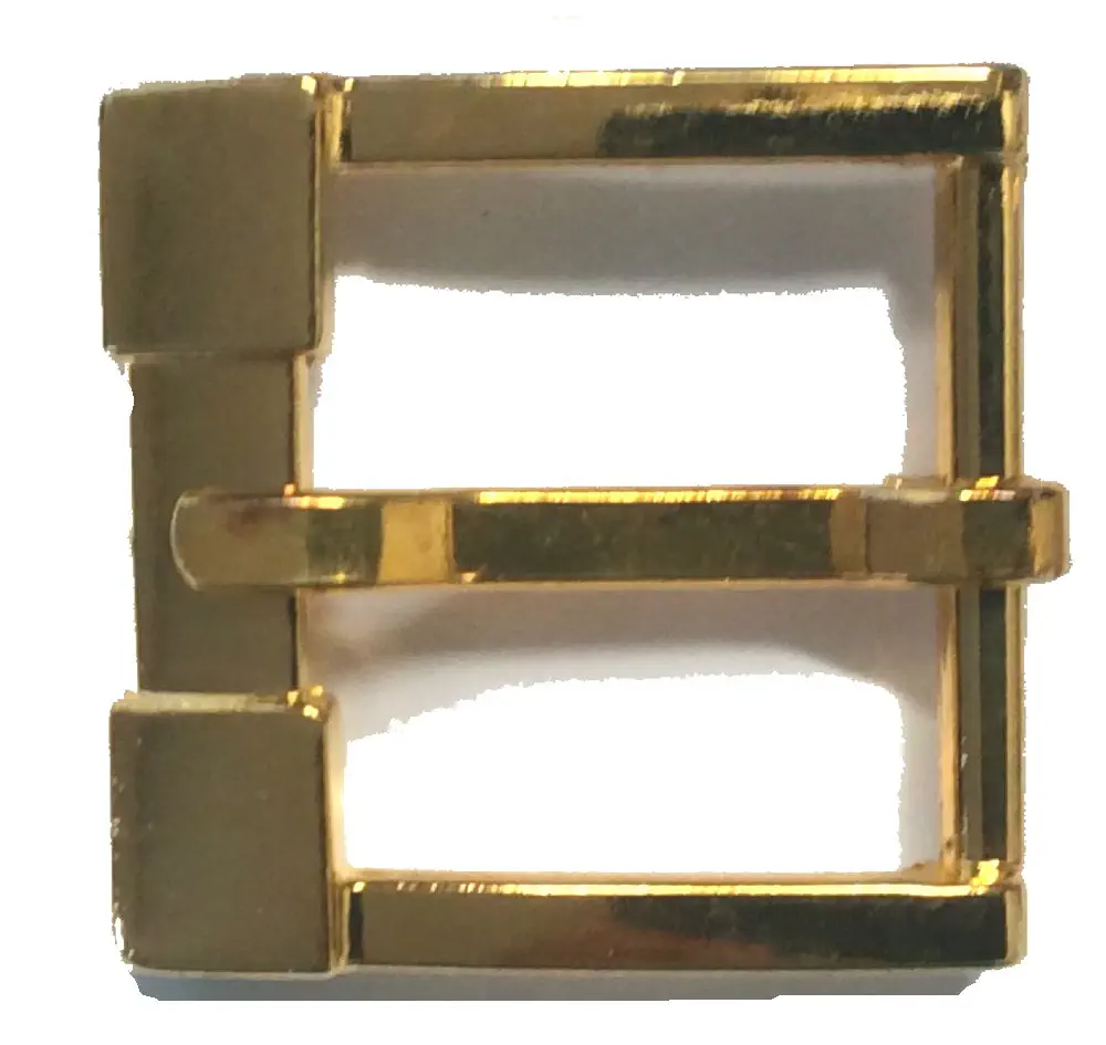 Gürtelschließe Stegbreite 30 mm gold