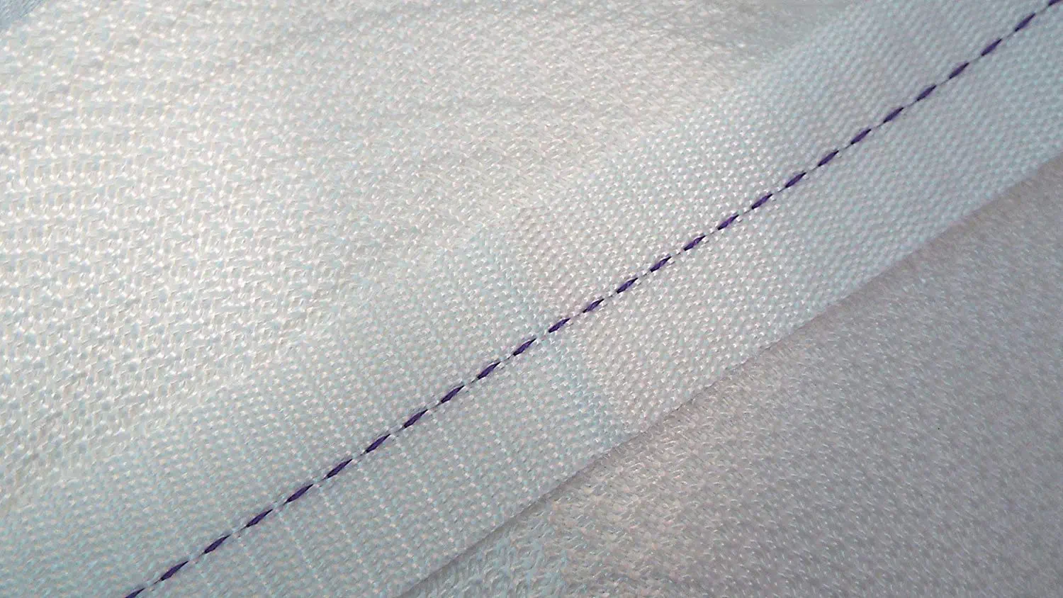PP Gurtband 50 mm weiß Streifen violett