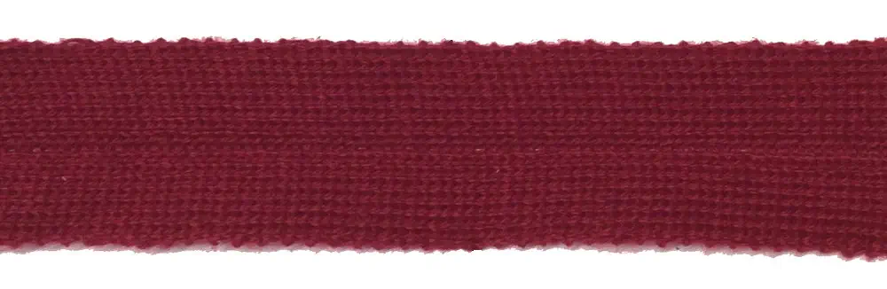 Wolltresse Einfaßband kirschrot 30 mm