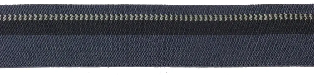 Gummiband 30 mm jeans gestreift