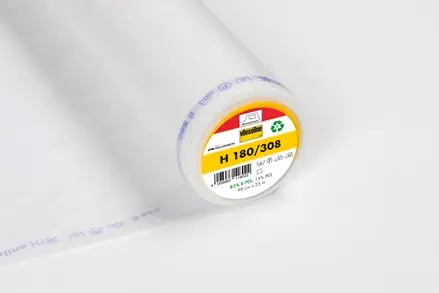Bügeleinlage H 180 weiß 1 m | 25 m