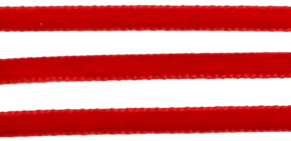 Samtband 005 mm rot
