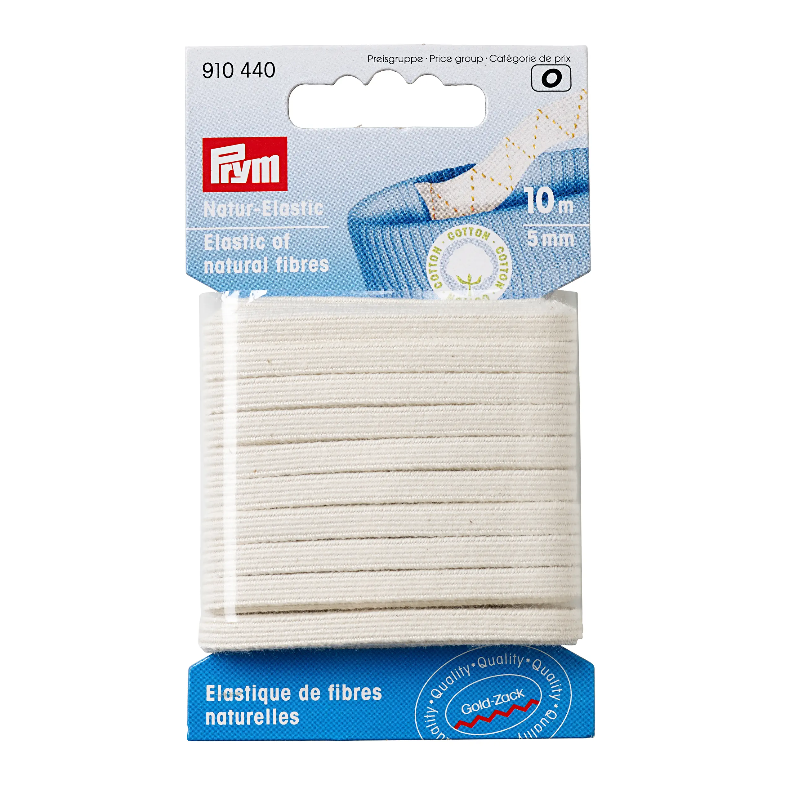 Prym 910440 Natur-Elastic 5mm rohweiß