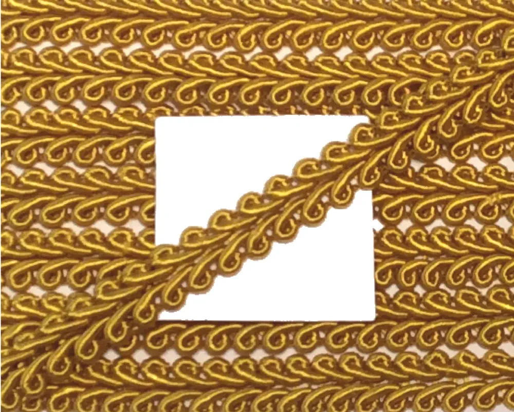 Posamentenborte 10 mm gold