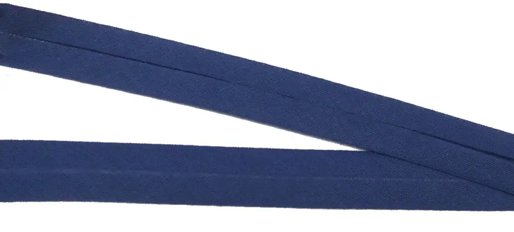 14,5 m Bw-Schrägband 20 mm blau vorgefalzt