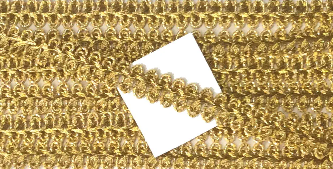 Borte Lurex gold 9 mm
