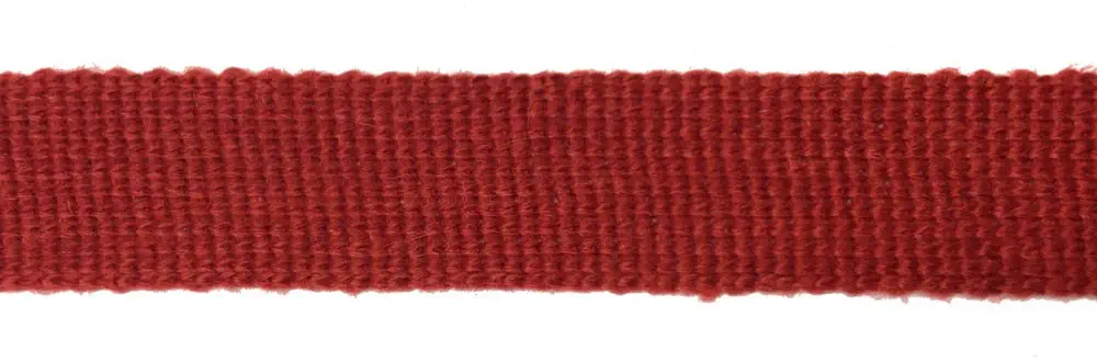 Wolltresse Einfaßband für Jacken kirschrot 28 mm