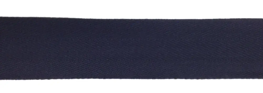 Baumwollband 30 mm marine 100% Baumwolle