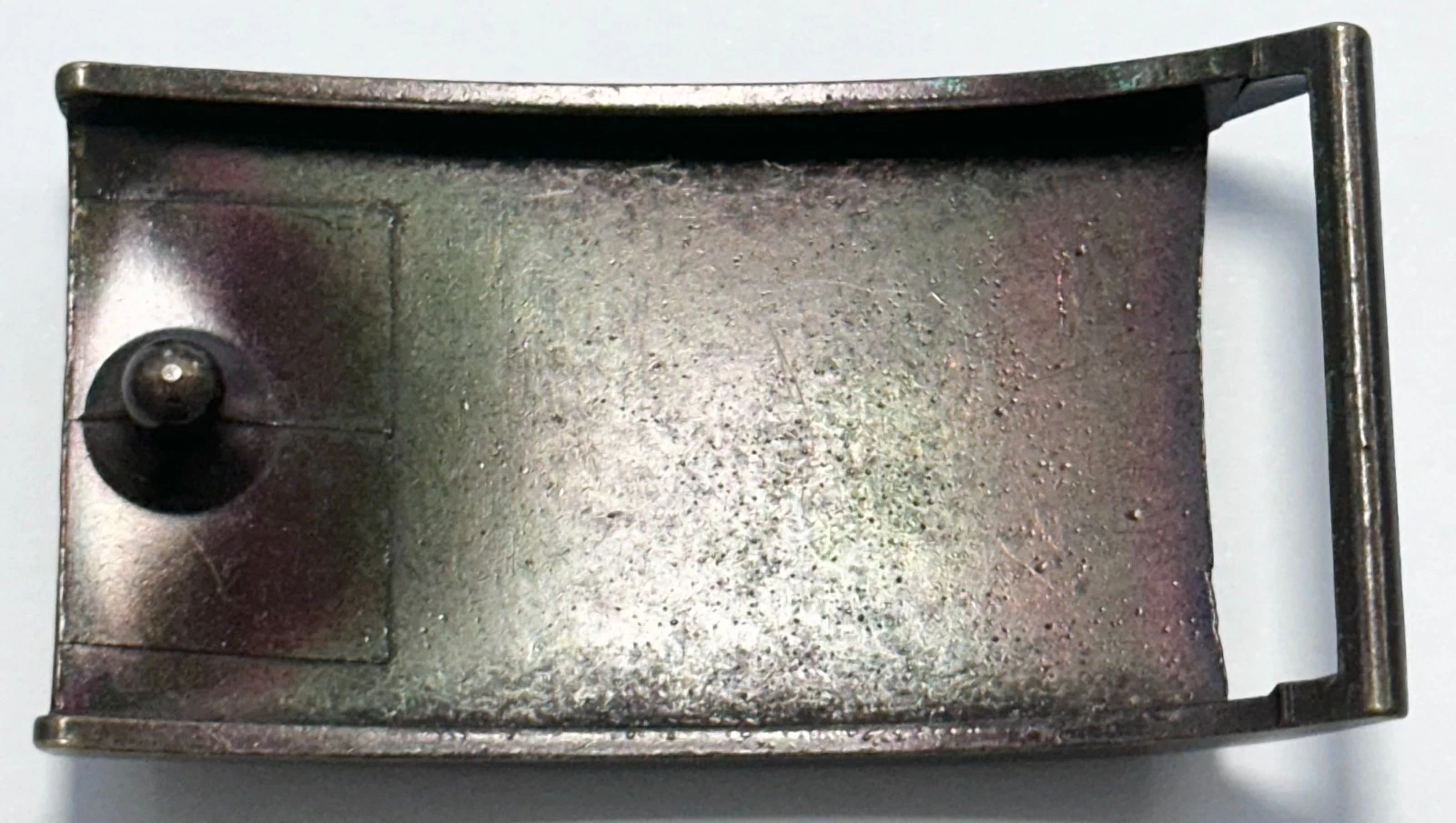 Koppelschließe Metall alt messing Stegbreite 30 mm Schließe f. Gürtel Schnalle