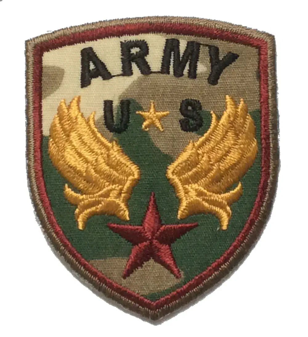 Applikation "ARMY" 60 x 50 mm zum Aufbügeln
